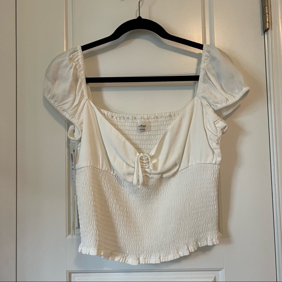 Aritzia wilfred sojurn top white - Picture 1 of 8
